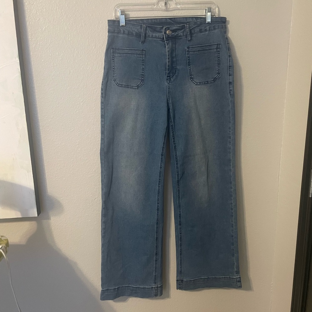 Viral Amazon Classic Blue Women's Jeans wide-leg camp pocket 12